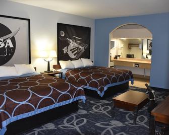 سوبر 8 باي ويندام هيوستن هوبي أيربورت ساوث - هيوستن - غرفة نوم