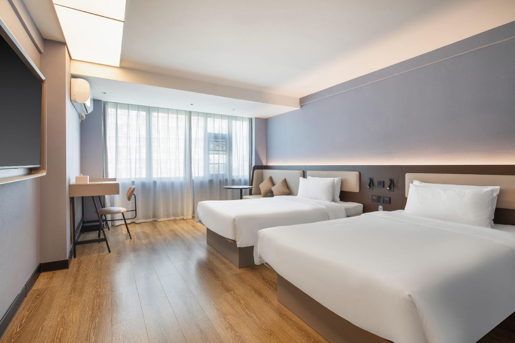 Hanting Hotel Nanchang Bayi Square Fuzhou Road - نانتشانغ - غرفة نوم