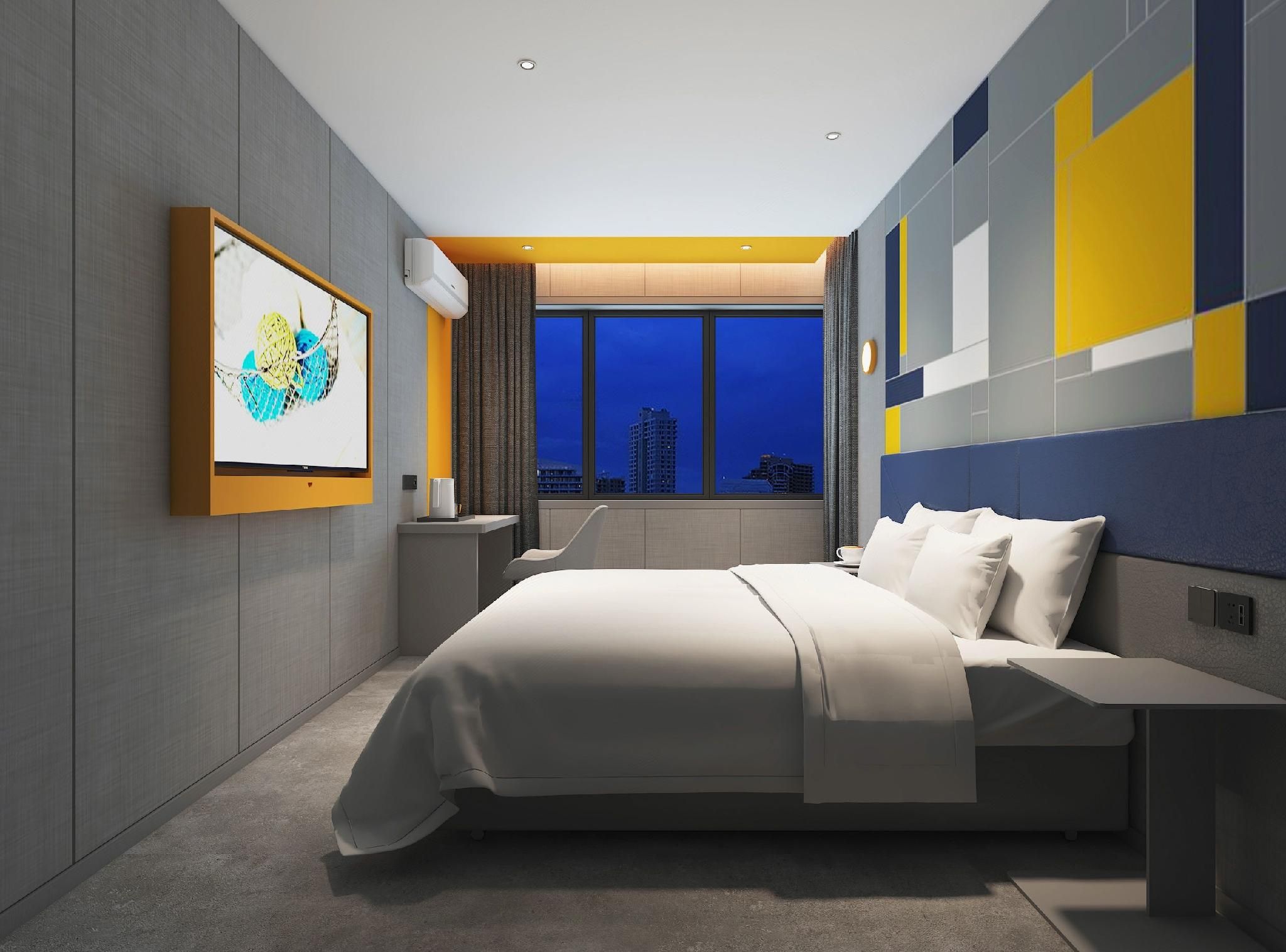 7 Days Inn Yueyang Ba Ling Middle Road Fu You Branch - Yueyang - Bedroom