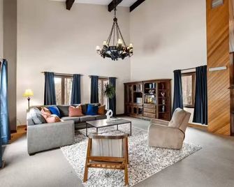 Chalet Genteman 23 pers Piscine spa et sauna - Sainte-Agathe-des-Monts - Living room