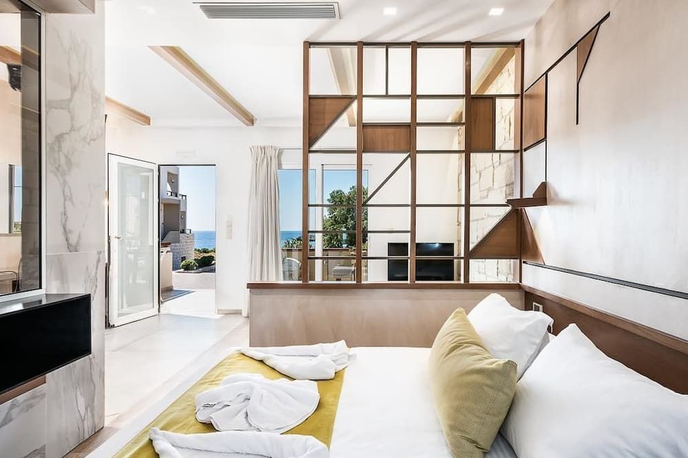 Kavos Hotel & Suites - חאניה - חדר שינה