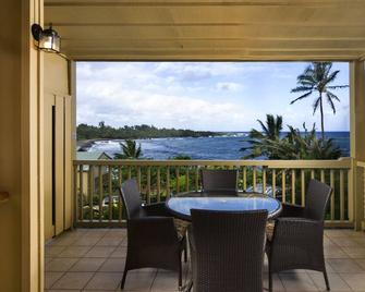 Oceanview #101 at Hana Kai Maui - 1 Bedroom Corner Unit, Amazing View! - Hana - Balcony