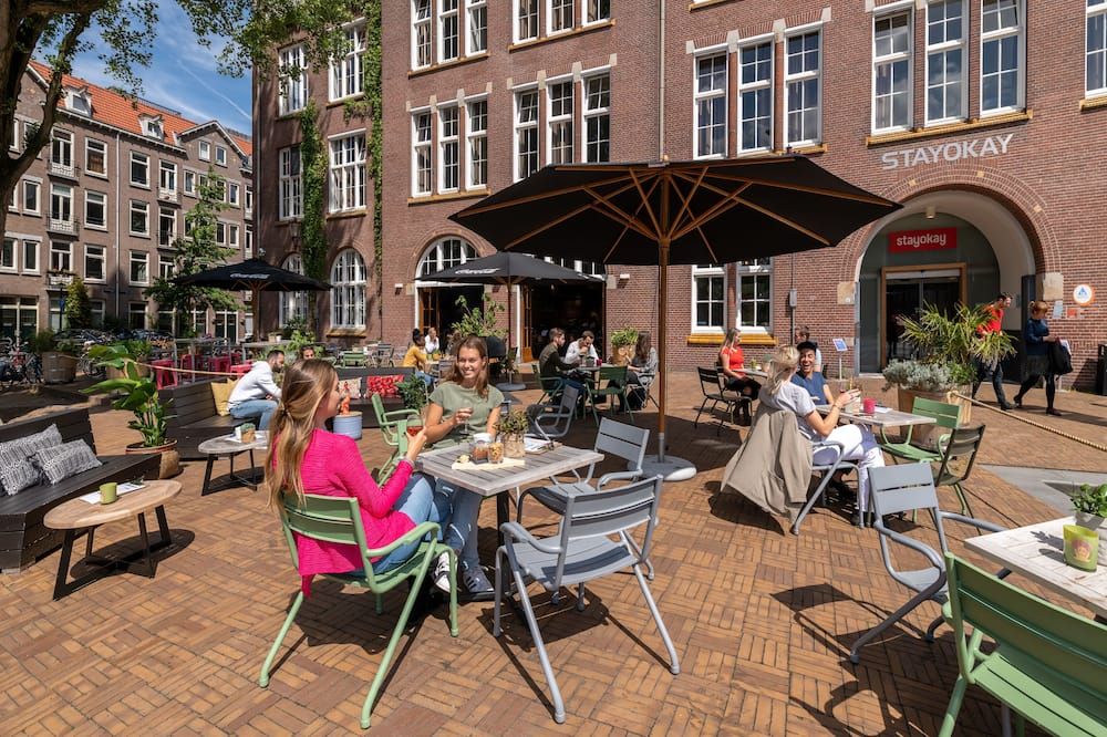 Stayokay Hostel Amsterdam Oost - Amsterdam - Patio