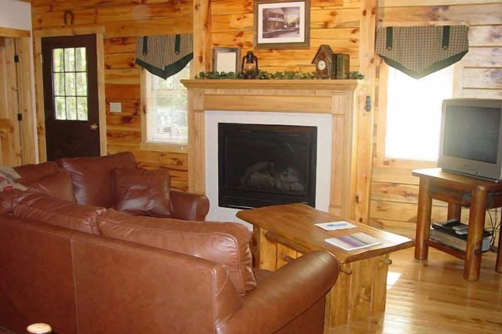 Spruce Run Hideaway, Log Cabin Alone On 245 Acres Of Forest, Lewisburg Pa - Lewisburg - Living room
