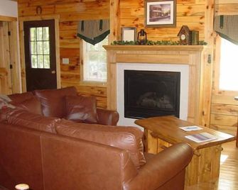 Spruce Run Hideaway, Log Cabin Alone On 245 Acres Of Forest, Lewisburg Pa - Lewisburg - Living room