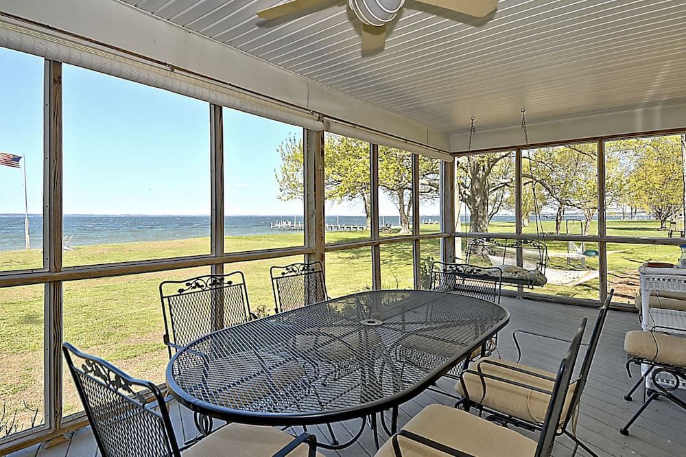1.5 hours from D.C. - No Bay Bridge - Indoor Pool - Private Beach - Sunsets - Piney Point - Balcón