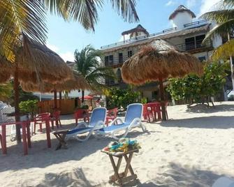 In boutique hotel Elba side view of the sea - Majahual - Patio