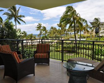 Luxury Ko Olina Beach Villa with direct beach view. Sleeps 6. - Kapolei - Balcón