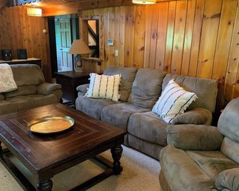 This beautiful Lodge in the woods is perfect for year round enjoyment! - Allegany - Sala de estar