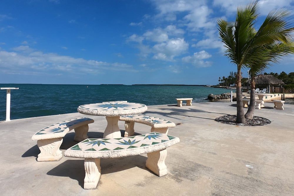 Outdoors view view of Bayside: 1st Floor Apartment in Native Hammock on Florida Bay