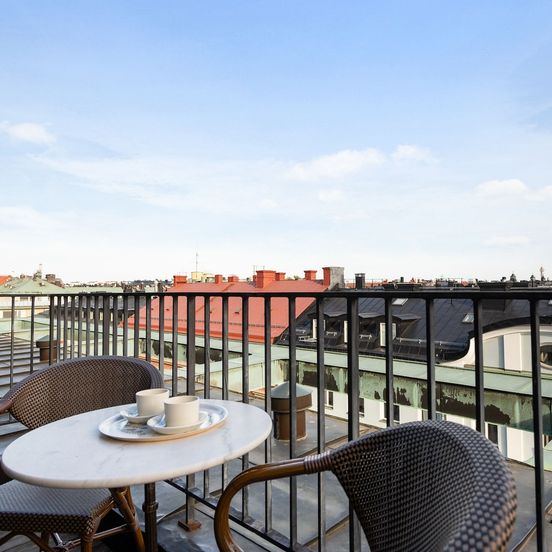 Balcony view of Mornington Hotel Stockholm City