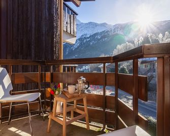 Résidence Le Prarion 24A ski in- ski out - Happy Rentals - Les Houches - Balcony