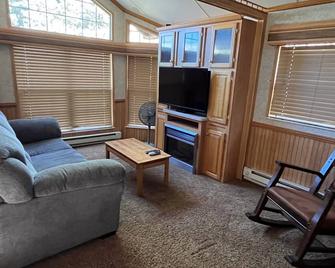 Modern \'Tiny Home\' Style Cabin on Taylor River with Private Fishing Access - Almont - Living room