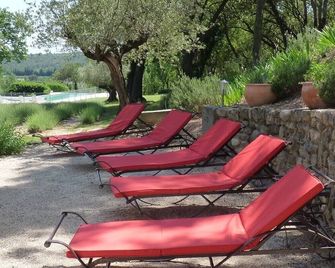 Traditional Provencal farmhouse with pool in exceptional site - Saint-Restitut - Patio