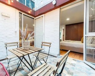 Amazing Terrazo Place, 8 Guest!! 4 Beds - Mexico City - Patio