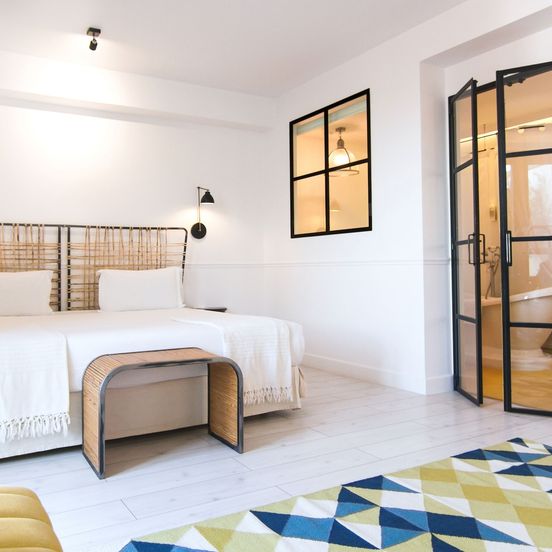 Bedroom view of 7 Islas Hotel