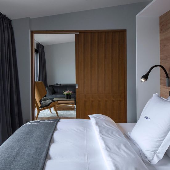 Bedroom view of Ion City Hotel