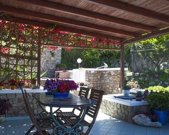 Ponzacasa Del Fauno- The Three-Room Apartment At Cala Fonte With Private Parking Place - Ponza - Patio