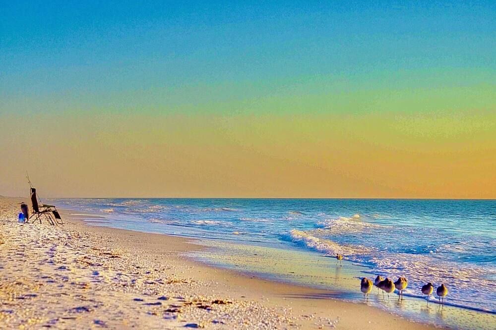 Gulf Views - No Stairs - Directly “On the Beach” - Jensen's 'On the Gulf' - Cozy Suite 1 - Captiva - Plage