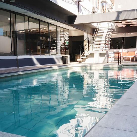 Pool view of Hotel Concorde