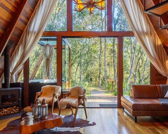 RJF - Chalés confortáveis na serra de Urubici - Urubici - Salon