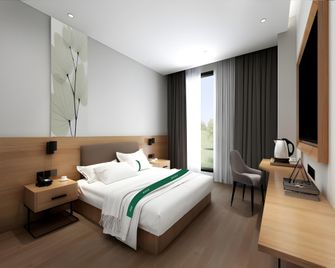 Greentree Inn Tianjin Wuqing Development Zone Wanda Plaza - Tianjin - Slaapkamer
