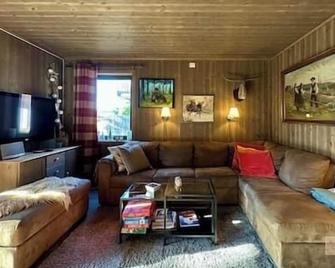 Cozy apartment ski in out, BBQ & Wifi Sjusjøen - Sjusjøen - Living room