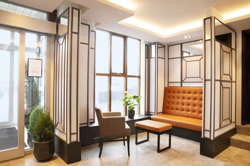 Lobby view of Fosshotel Baron