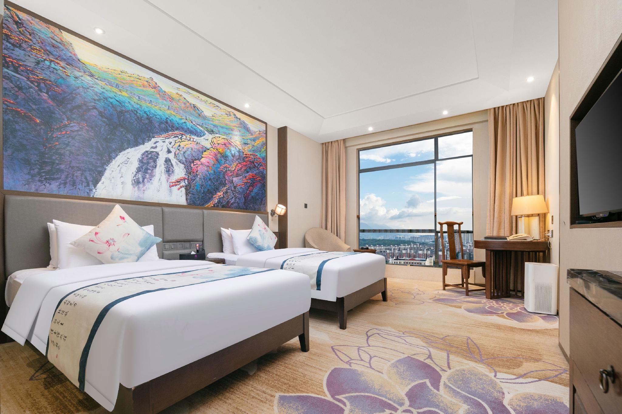 Jindu Longhe Hotel - Jiujiang - Bedroom