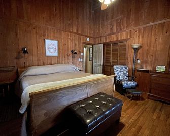 Cozy Log Cabin! 3600' Elevation! Spectacular mountain view! - Sylva - Bedroom