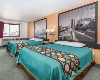 Super 8 by Wyndham Bourbonnais/Kankakee Area - Bourbonnais - Ložnice