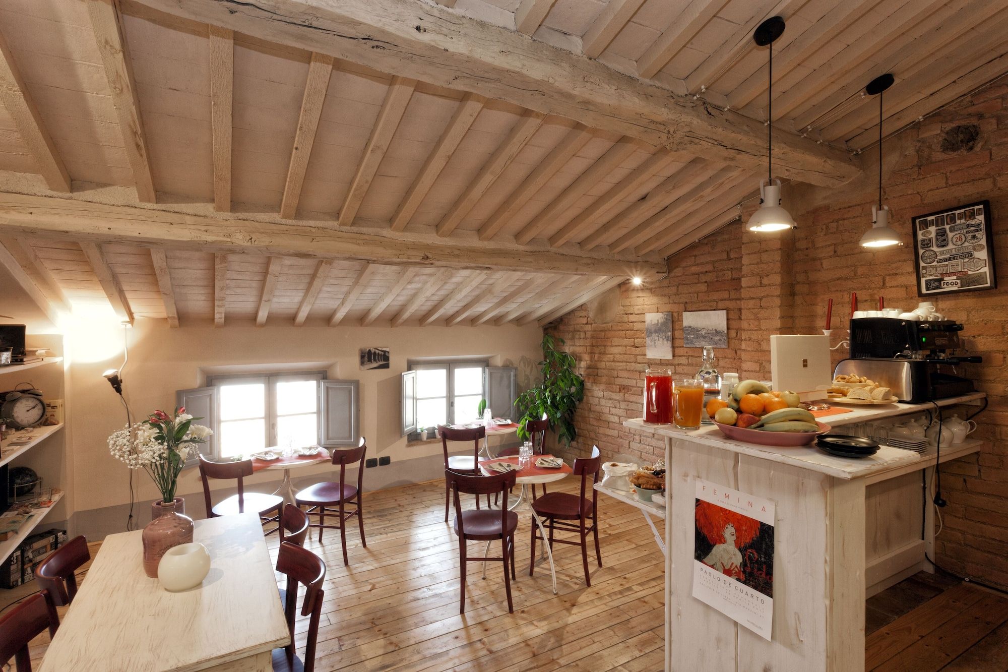 B&B Le Scalette di Piazza - Montalcino - Restaurante