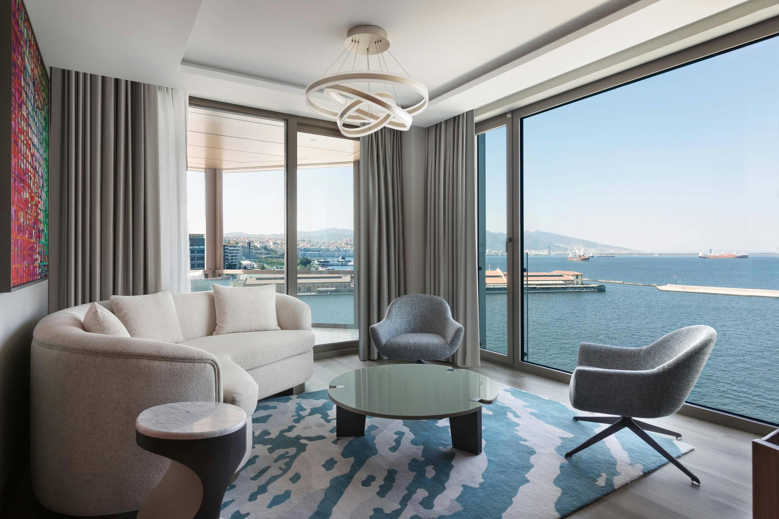 إيزمير ماريوت هوتل - ازمير - غرفة معيشة