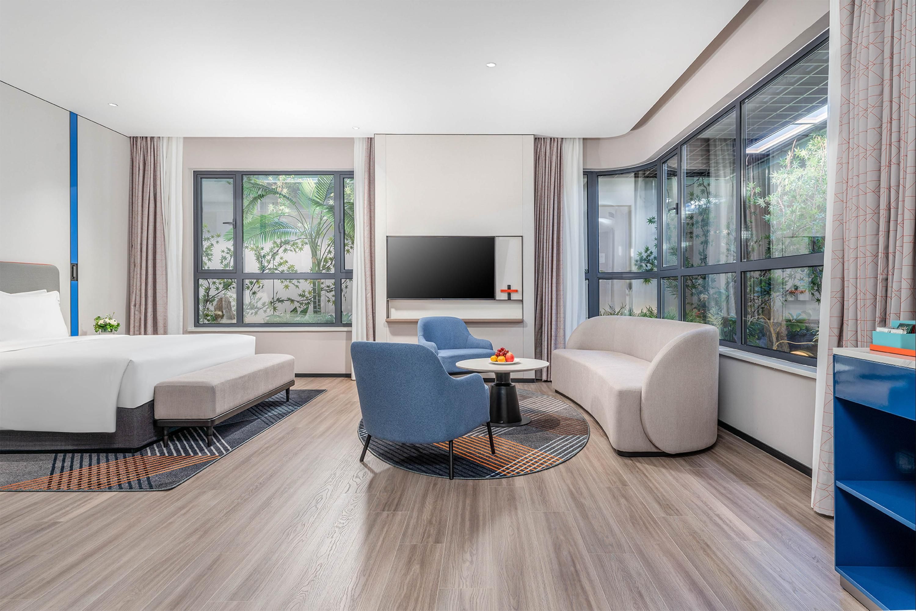 Holiday Inn Express Yinchuan Yuehai By IHG - יינצ'ואן - חדר שינה