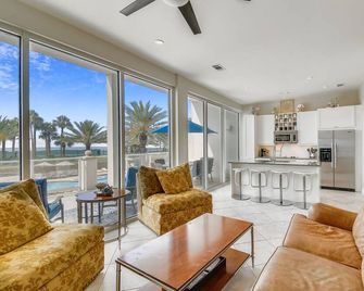 Diamond Beach 212-Beach Time | Pools, Balcony - Galveston - Living room