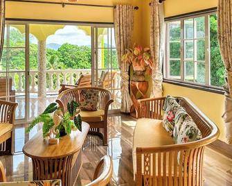 La Villa Hortensia 3 - 8 personnes - La Digue - Pokój dzienny