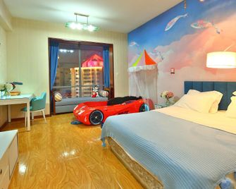 Qingdao 52 Square Meter Apartment Hotel - Qingdao - Bedroom