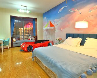 Qingdao 52 Square Meter Apartment Hotel - تشينغداو - غرفة نوم