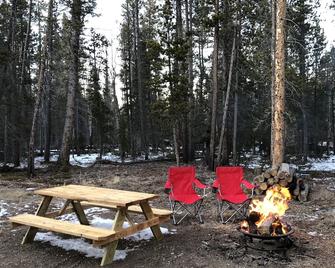 Elk Crossings Cabin Rental - Fort Garland - Patio