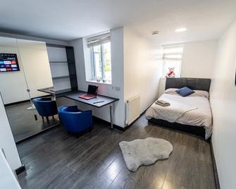 57 North road Studios near QE and UOB - בירמינגהם - חדר שינה