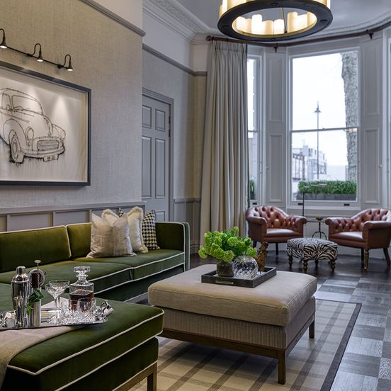 Living room view of The Adria