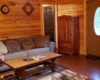Henson 1: Rustic Vacation Cabin in the Arbuckles of Southern Oklahoma - Sulphur - Living room