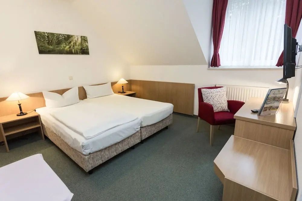 Pension & Restaurant Nordstern - קוטבוס - חדר שינה