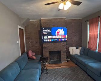 Charming 1-bedroom house with AC, WiFi in lovely Pittsburgh Southside - Pittsburgh - Salon
