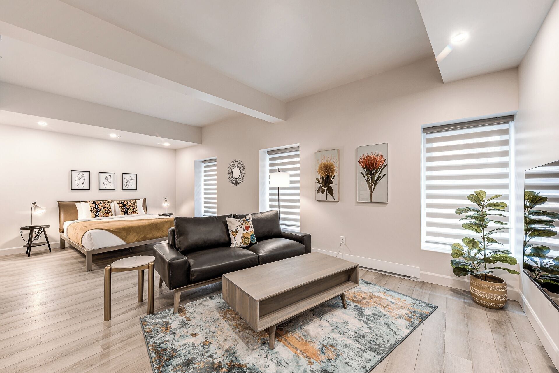 77 سان- فالير أبارت أوتل - كويبيك ستي - غرفة معيشة