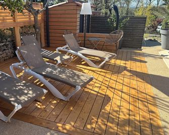 villa with private heated pool between ceze and ardeche - Barjac - Patio