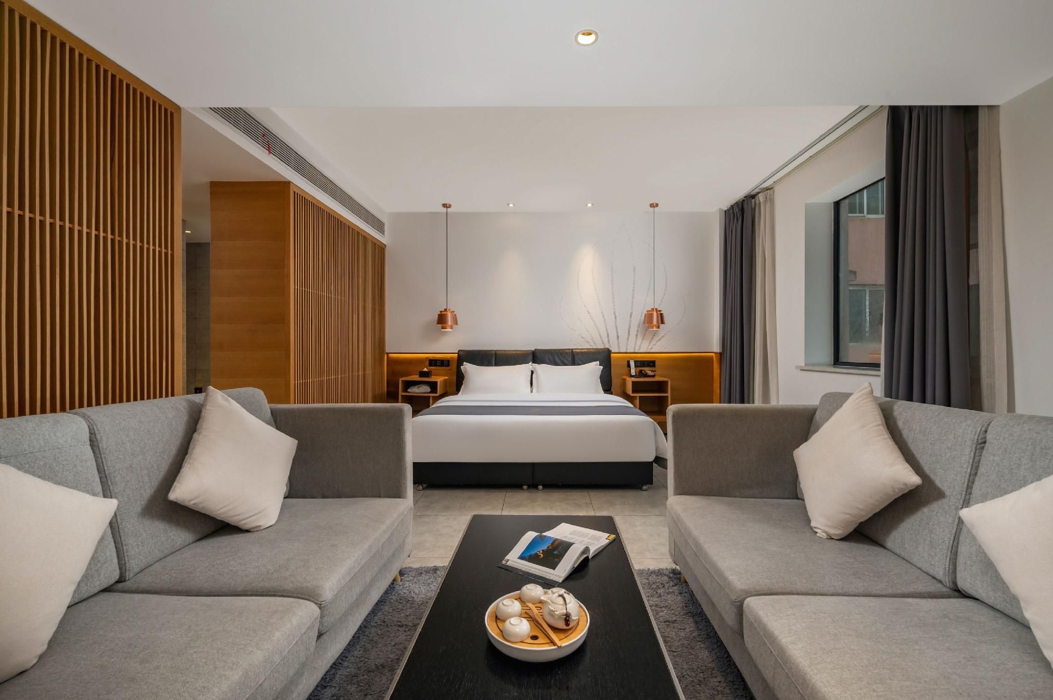 Meiqi Smart Hotel (Luoyang Wangfujing David City Store) - לואויאנג - חדר שינה