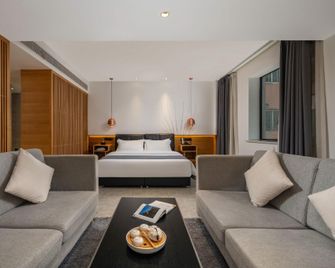 Meiqi Smart Hotel (Luoyang Wangfujing David City Store) - לואויאנג - חדר שינה