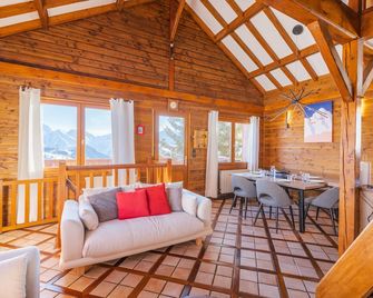 Luxury Chalet In Alpe D'huez At The Foot Of The Slopes, Close To Shops - Huez - Salon