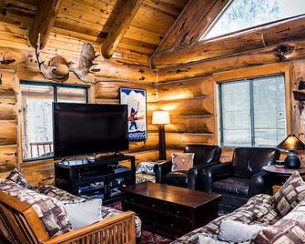 Chateau Relaxeau Cozy Log Cabin in the Woods - Greer - Sala de estar